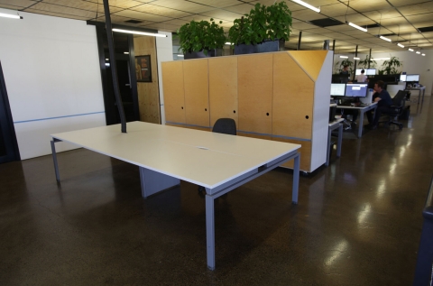 Available 4 seat workstation