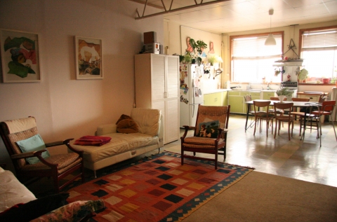 through to toilet/kitchen via my lounge