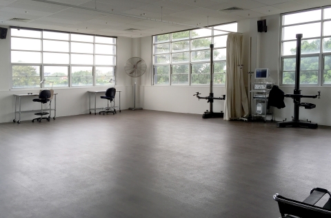 studio floor (facing north east)
