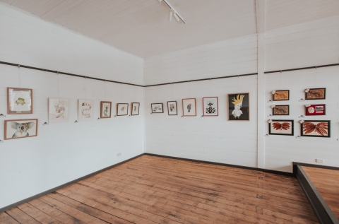 Studio Gallery displaying group exhibition
