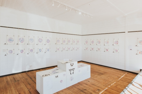 Unframed works accepted for display