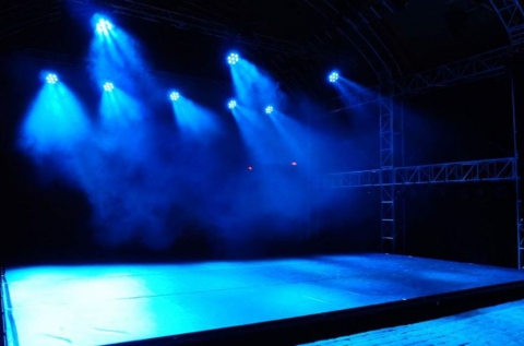 Stage and lights
