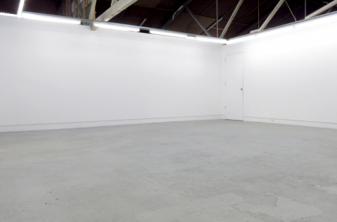 Open shared studio space which is marked out for three studios
