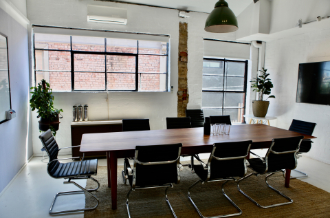 10-person board room with Apple TV and HDMI