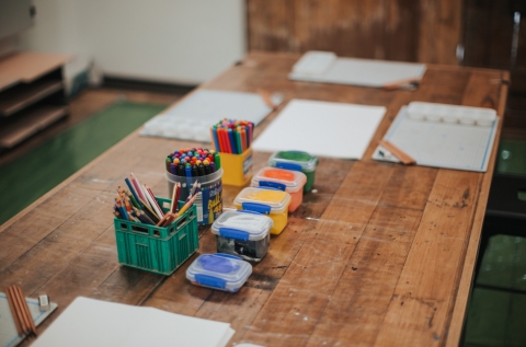 Teaching Studio Set for Childrens Art Class