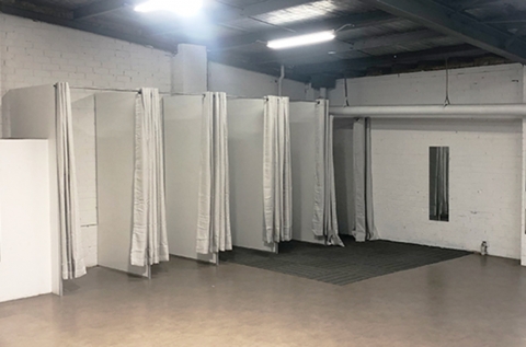 FITTING ROOMS ON MEZZANINE LEVEL