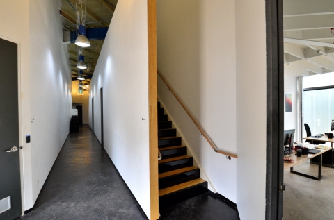 Studio Entry.... We love warehouses!