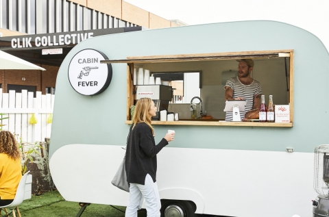 Coffee van & on site parking