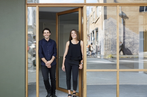 Barkly Street Collective Members - Liam and Katya