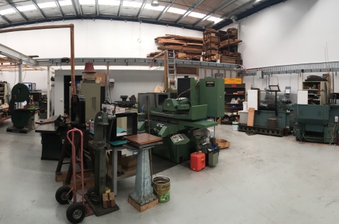 Pano view of the main work area