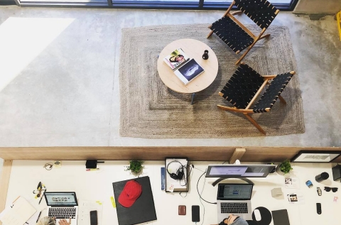 Front row, from the mezzanine 