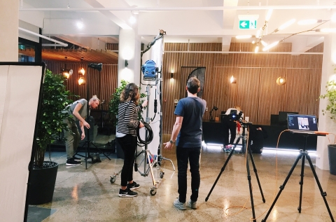 Photo shoot at United Co.